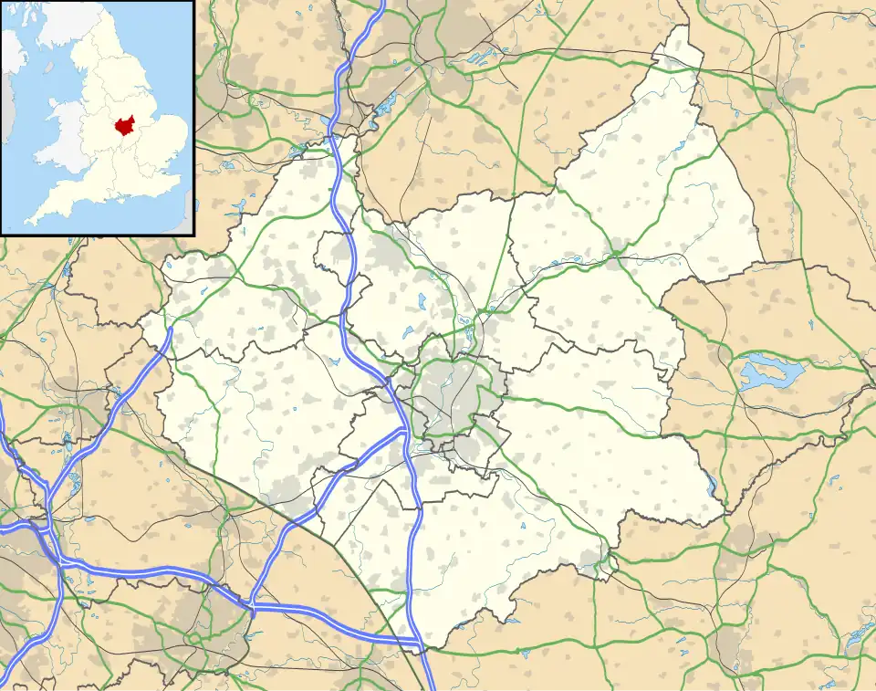 Goadby is located in Leicestershire