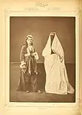 1. Muslim lady from Trabzon (indoor dress) 2. Muslim lady from Trabzon (outdoor dress)