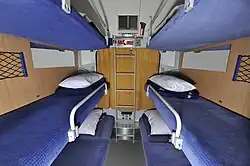 Couchette cars (6 berth)