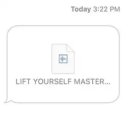 Cover art displaying the mastered file of "Lift Yourself"