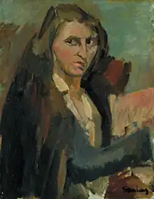 Portrait of Lilian Holt by David Bomberg, 1929