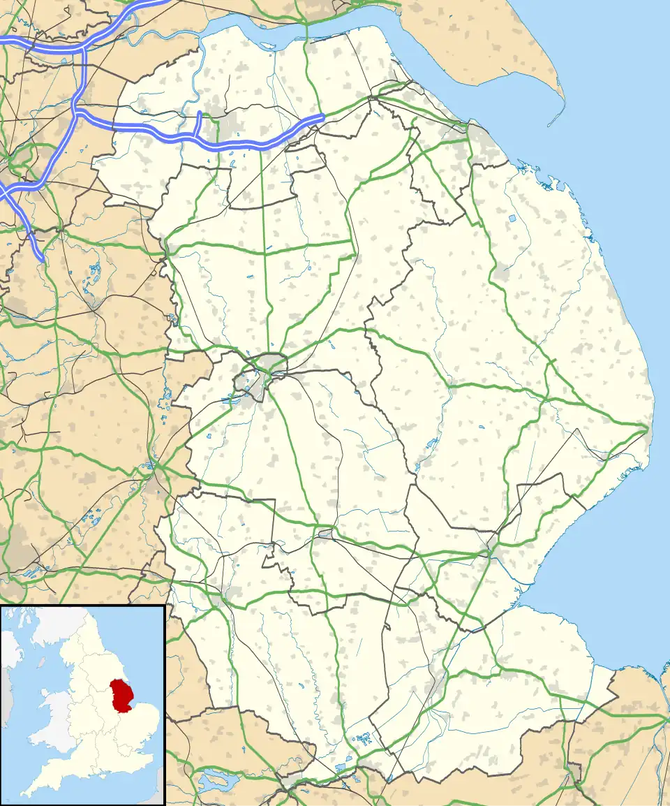 Theddlethorpe Gas Terminal is located in Lincolnshire