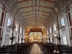 Church interior in 2024
