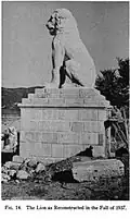 Reconstructed statue in 1937