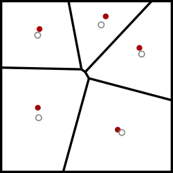 Lloyd's method, iteration 3
