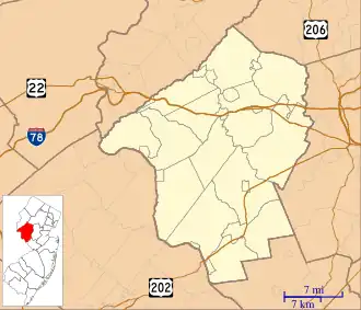 Lower Valley is located in Hunterdon County, New Jersey