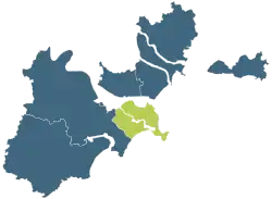 Location of Haojiang in Shantou