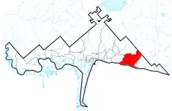 Location within Duluth