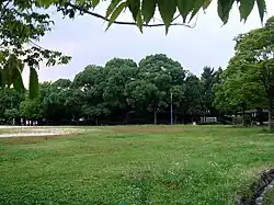 Location of the Toba battlefield today (鳥羽離宮跡公園)