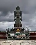 21 feet (6.4 m) statue at Mandaragiri Hill, Tumkur, Karnataka