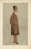 Lithographic reproduction, after Leslie Ward, published in Vanity Fair, 25 January 1894.