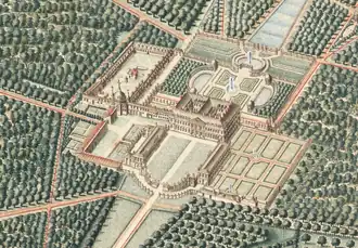 The Château of Mariemont in its heyday (1780)