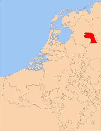 The County of Bentheim around 1350