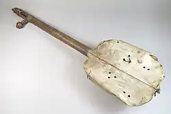 Lute with turtle-shell body, Democratic Republican of the Congo