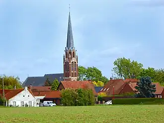 The church in Mérignies