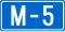 Bosnia and Herzegovina M15 road shield
