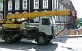 MAZ-based crane truck