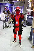 Deadpool cosplay at Mumbai Comic Con 2014