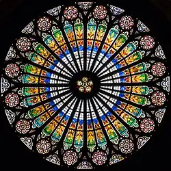 Grand rose of Strasbourg Cathedral (14th century)