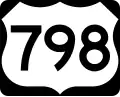M1-4 US route marker (3 digits)