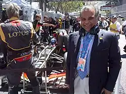 Ijaz at the Monaco Grand Prix in 2013