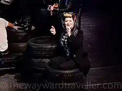 Dean as performing on Madonna's Rebel Heart Tour in 2015