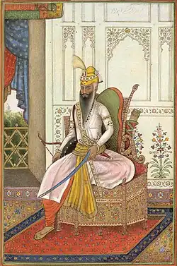 Ranjit Singh, c. 1830.[117]