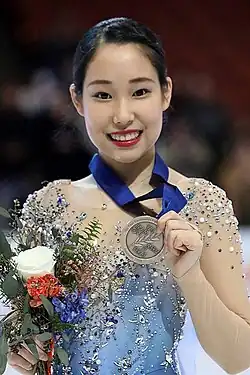 Mai Mihara at the 2019 Four Continents Championships