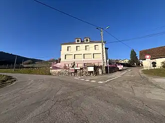 Town hall and school