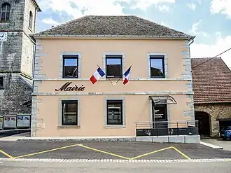 The town hall in Cendrey