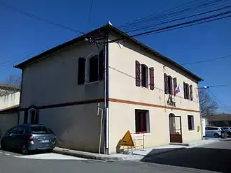 The town hall in Lavelanet-de-Comminges