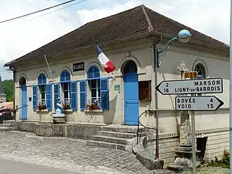The town hall in Reffroy