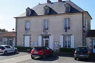 Town hall of Saint-Hilaire-la-Forêt