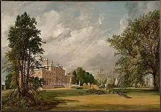 Malvern Hall (1821), oil on canvas, 21 5/16 x 30 13/16 in. (54.1 x 78.3 cm), Clark Art Institute
