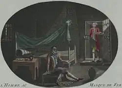 L'Homme au Masque de Fer. Anonymous print (1789)
