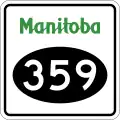 Provincial Road 359 marker