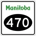 Provincial Road 470 marker