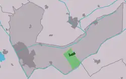 Location in the Heerenveen municipality