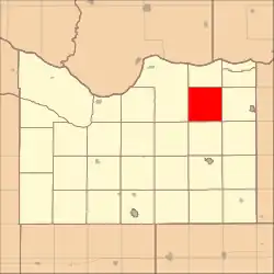 Location in Knox County