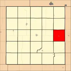 Location in Jewell County