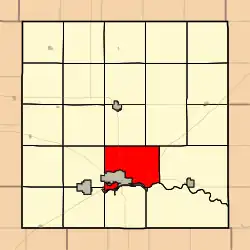 Location in Barton County