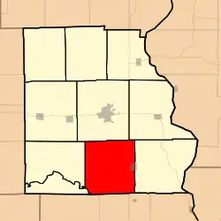 Location in Crawford County