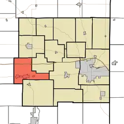 Location in Wayne County