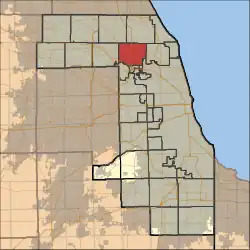Location in Cook County
