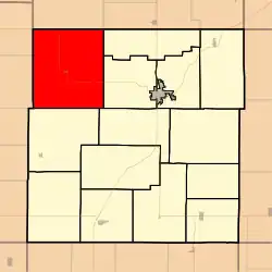 Location in Anderson County