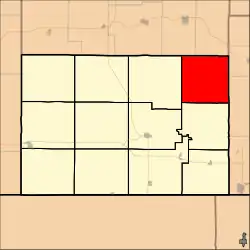 Location in Chautauqua County