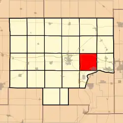 Location in Bureau County
