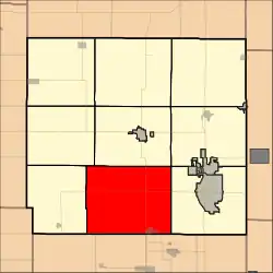 Location in Crawford County