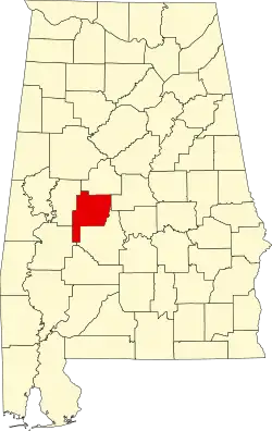 Perry County map