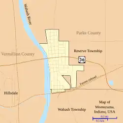 Detailed map of Montezuma